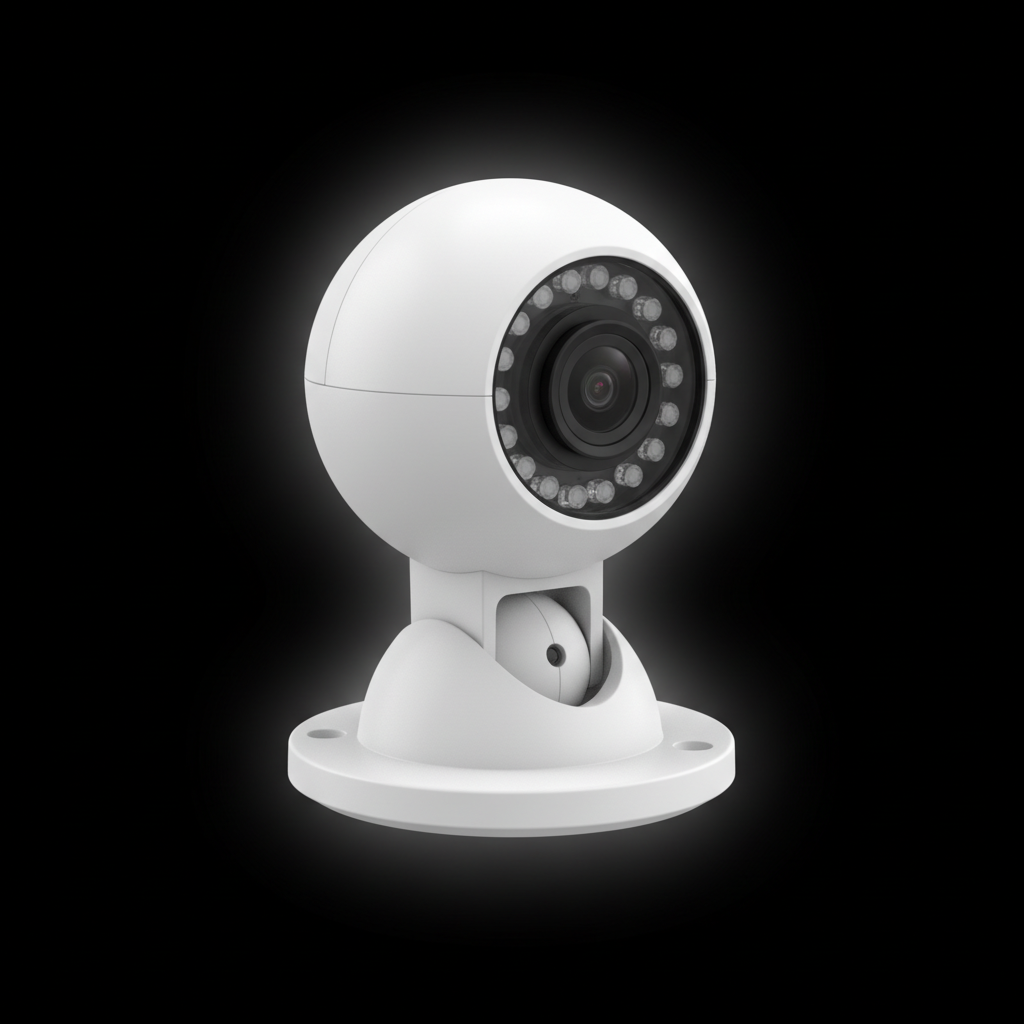 Turret eyeball security camera